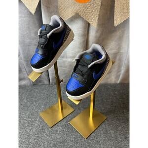 Kid Jordan Legacy 312 Low CD9055 Size 7C Black White Cement Grey Game Royal